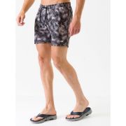 Skechers Swimwear M Brush Print Swim Short Erkek Black Beauty Şort S201167-001 resmi